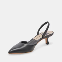 CORSA WIDE HEELS BLACK LEATHER^Dolce Vita Discount