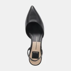 CORSA WIDE HEELS BLACK LEATHER^Dolce Vita Discount