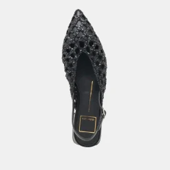 CYNDI FLATS BLACK WOVEN^Dolce Vita Best