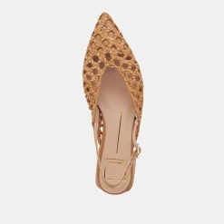 CYNDI FLATS NATURAL WOVEN^Dolce Vita Best