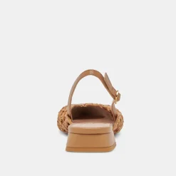 CYNDI FLATS NATURAL WOVEN^Dolce Vita Best