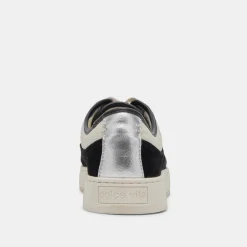 CYRIL SNEAKERS BLACK WHITE LEATHER^Dolce Vita Online