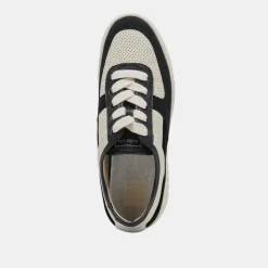 CYRIL SNEAKERS BLACK WHITE LEATHER^Dolce Vita Online