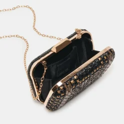 DAISY CLUTCH BLACK GOLD BEADED^Dolce Vita Outlet