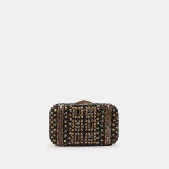 DAISY CLUTCH BLACK GOLD BEADED^Dolce Vita Outlet