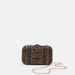 DAISY CLUTCH BLACK GOLD BEADED^Dolce Vita Outlet