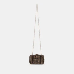 DAISY CLUTCH BLACK GOLD BEADED^Dolce Vita Outlet