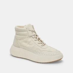DALEY SNEAKERS OFF WHITE SUEDE^Dolce Vita Hot