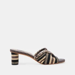 DALLIE HEELS BLACK MULTI WOVEN^Dolce Vita Hot