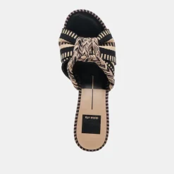 DALLIE HEELS BLACK MULTI WOVEN^Dolce Vita Hot