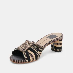 DALLIE HEELS BLACK MULTI WOVEN^Dolce Vita Hot