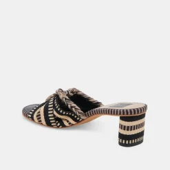 DALLIE HEELS BLACK MULTI WOVEN^Dolce Vita Hot