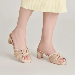 DALLIE HEELS NATURAL MULTI WOVEN^Dolce Vita New