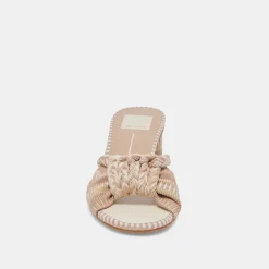DALLIE HEELS NATURAL MULTI WOVEN^Dolce Vita New