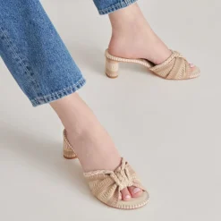 DALLIE HEELS NATURAL MULTI WOVEN^Dolce Vita New