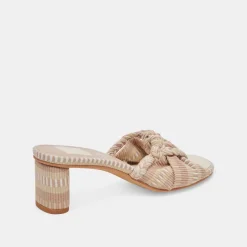 DALLIE HEELS NATURAL MULTI WOVEN^Dolce Vita New