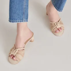 DALLIE HEELS NATURAL MULTI WOVEN^Dolce Vita New