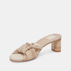 DALLIE HEELS NATURAL MULTI WOVEN^Dolce Vita New
