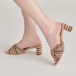 DALLIE HEELS TAN MULTI WOVEN^Dolce Vita Sale