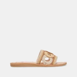 DANY SANDALS NATURAL MULTI RAFFIA^Dolce Vita New