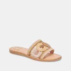 DANY SANDALS NATURAL MULTI RAFFIA^Dolce Vita New