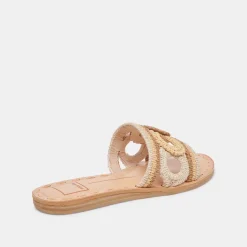 DANY SANDALS NATURAL MULTI RAFFIA^Dolce Vita New