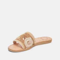DANY SANDALS NATURAL MULTI RAFFIA^Dolce Vita New
