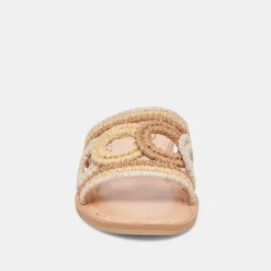 DANY SANDALS NATURAL MULTI RAFFIA^Dolce Vita New