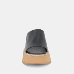 DARCEL SANDALS BLACK LEATHER^Dolce Vita Outlet