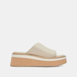 DARCEL SANDALS IVORY LEATHER^Dolce Vita New