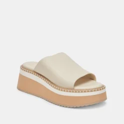 DARCEL SANDALS IVORY LEATHER^Dolce Vita New