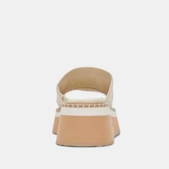DARCEL SANDALS IVORY LEATHER^Dolce Vita New