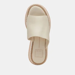 DARCEL SANDALS IVORY LEATHER^Dolce Vita New