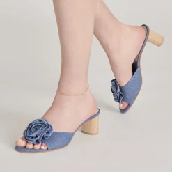 DARLY HEELS BLUE DENIM^Dolce Vita Outlet
