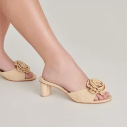DARLY HEELS NATURAL RAFFIA^Dolce Vita Sale