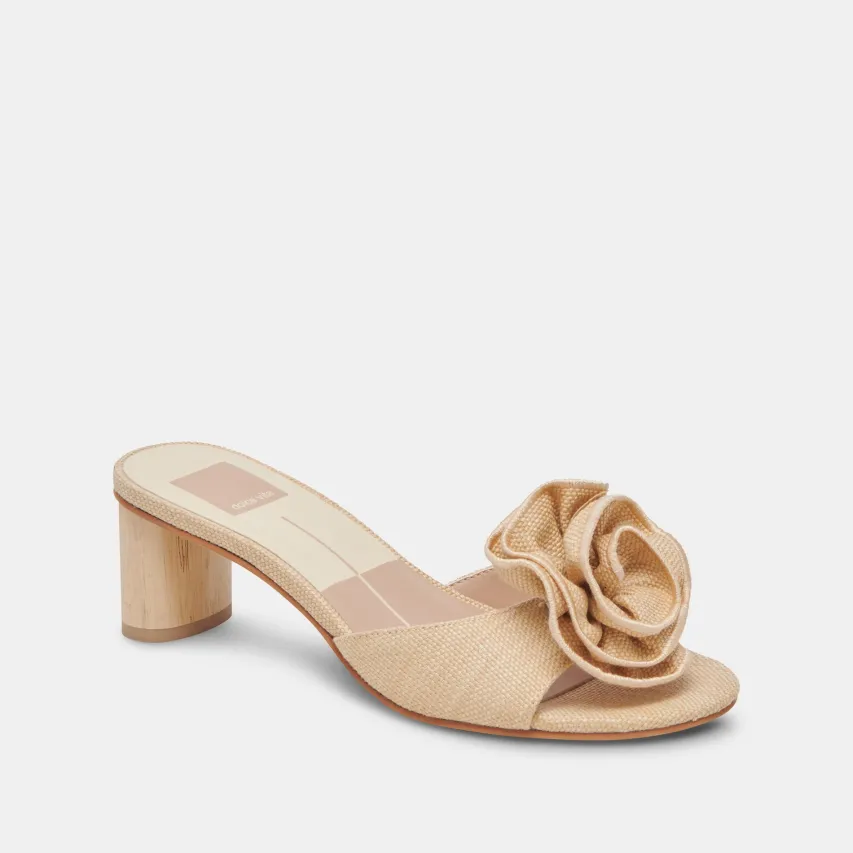 DARLY HEELS NATURAL RAFFIA^Dolce Vita Sale