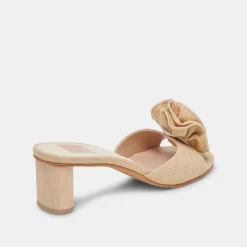 DARLY HEELS NATURAL RAFFIA^Dolce Vita Sale