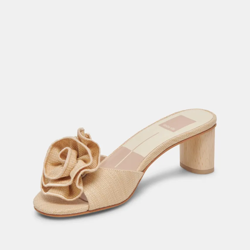 DARLY HEELS NATURAL RAFFIA^Dolce Vita Sale