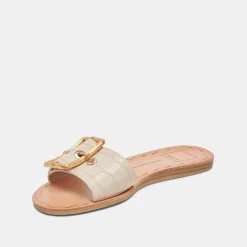 DASA SANDALS BONE EMBOSSED LEATHER^Dolce Vita Hot