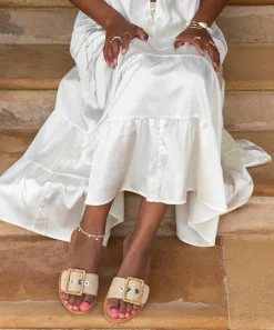 DASA SANDALS WHITE NATURAL RAFFIA^Dolce Vita Sale