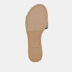 DASA WIDE SANDALS BLACK NATURAL RAFFIA^Dolce Vita Discount