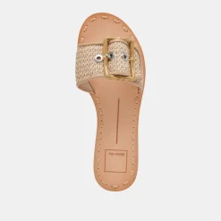 DASA WIDE SANDALS WHITE NATURAL RAFFIA^Dolce Vita Sale