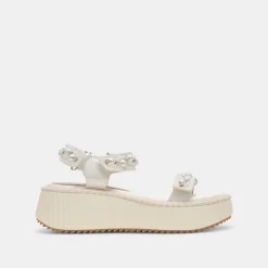 DEBRA PEARL SANDALS VANILLA PEARLS^Dolce Vita Best