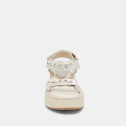 DEBRA PEARL SANDALS VANILLA PEARLS^Dolce Vita Best