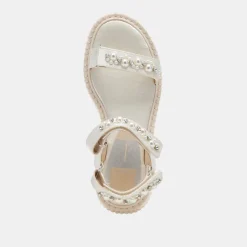 DEBRA PEARL SANDALS VANILLA PEARLS^Dolce Vita Best