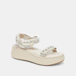 DEBRA PEARL SANDALS VANILLA PEARLS^Dolce Vita Best