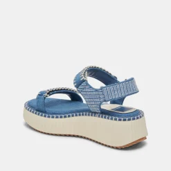 DEBRA SANDALS BLUE DENIM^Dolce Vita New
