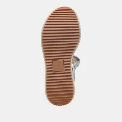 DEBRA SANDALS IVORY MULTI NUBUCK^Dolce Vita New