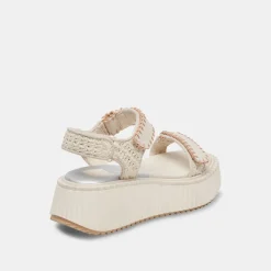DEBRA SANDALS IVORY SUEDE^Dolce Vita Online