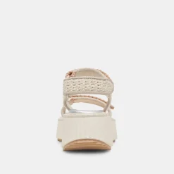 DEBRA SANDALS IVORY SUEDE^Dolce Vita Online